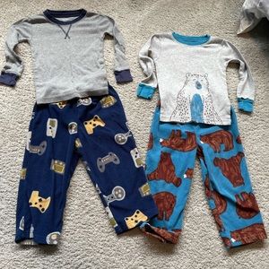 2 Sets of Carters Pajamas - 2T Boy